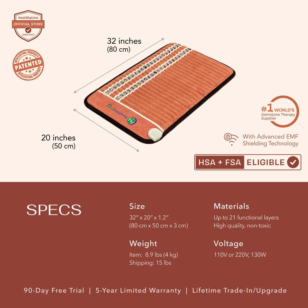 PEMF Therapy Mat TAO Series With Deep Heat