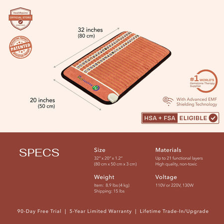 PEMF Therapy Mat TAO Series With Deep Heat
