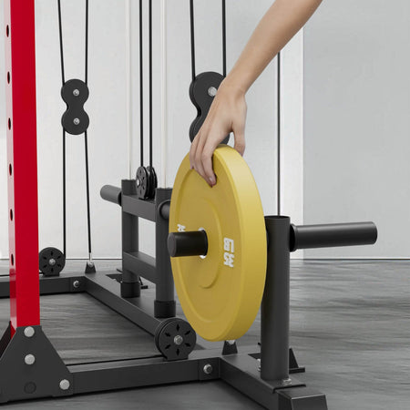 PLM03 Major Fitness Barbell Plate Combo Holder