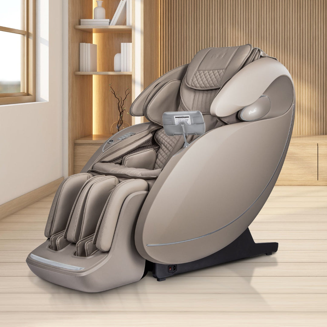 Platinum Solis 4D Plus Massage Chair Airbag Massage System Taupe