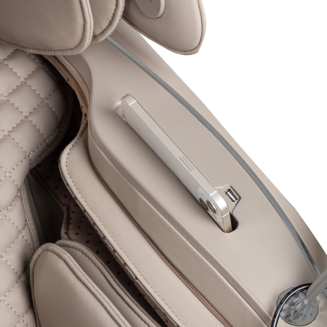 Platinum Solis 4D Plus Massage Chair By Osaki Charging Port