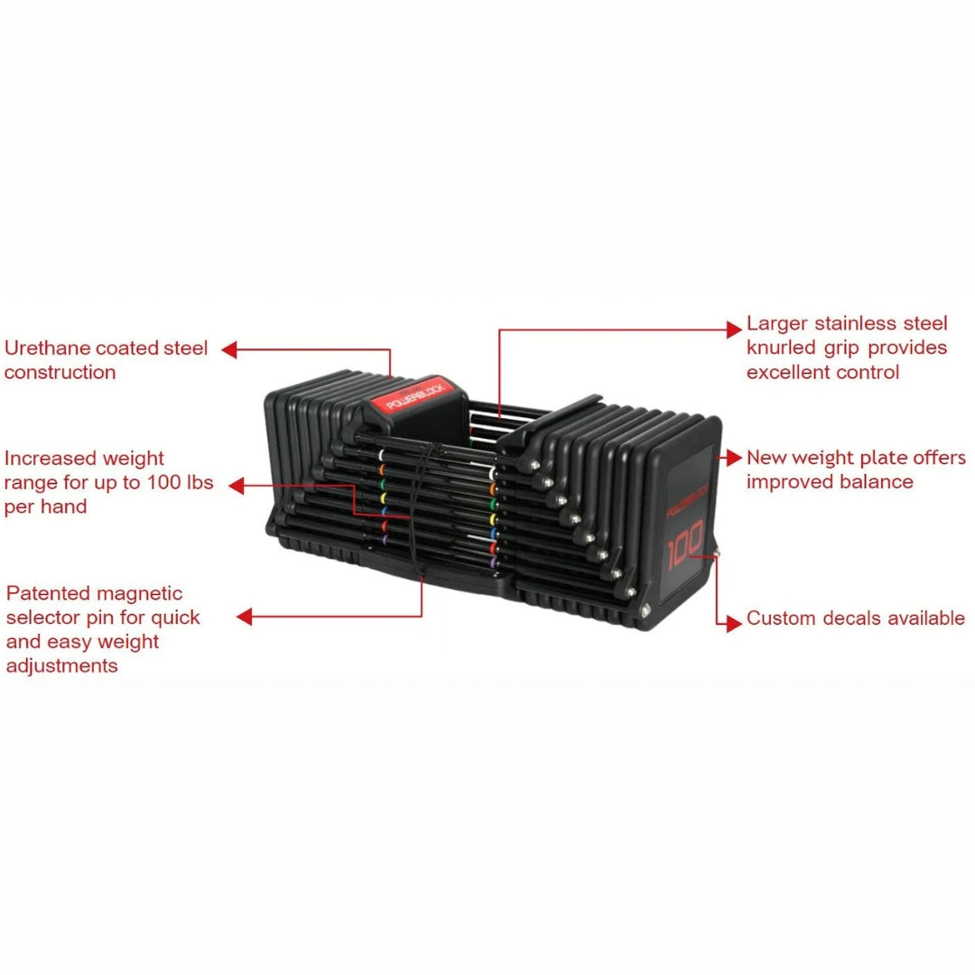 PowerBlock Commercial Pro 100 PowerBlock Features
