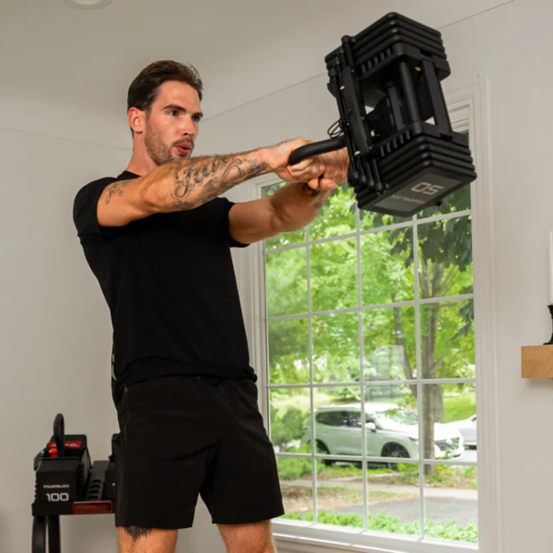 PowerBlock Pro 100 Series Kettlebell Handle Training