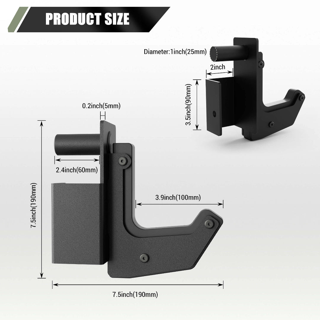 Protective Sandwich J Hooks Major Fitness