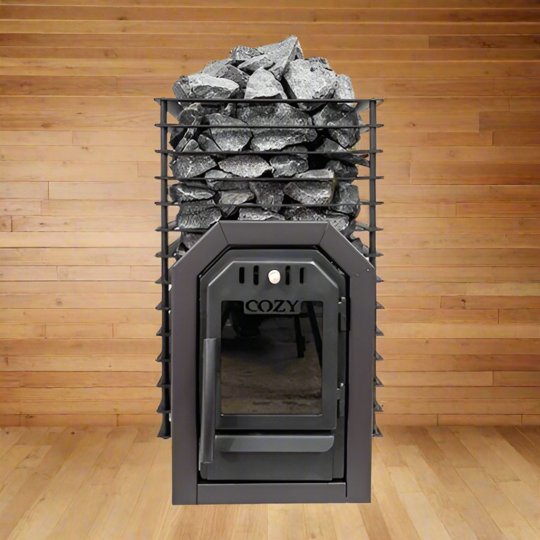 Quattro Thru Wall Sauna Stove Of Cozy Heat