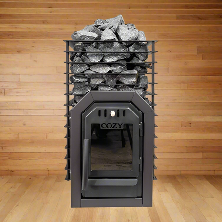 Quattro Thru Wall Sauna Stove Of Cozy Heat
