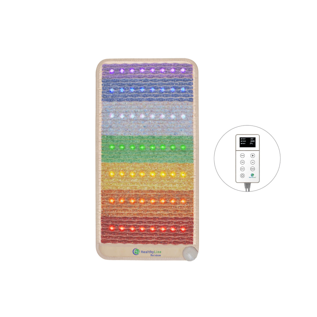 Rainbow Chakra Mat With Far Infrared And Photon Light