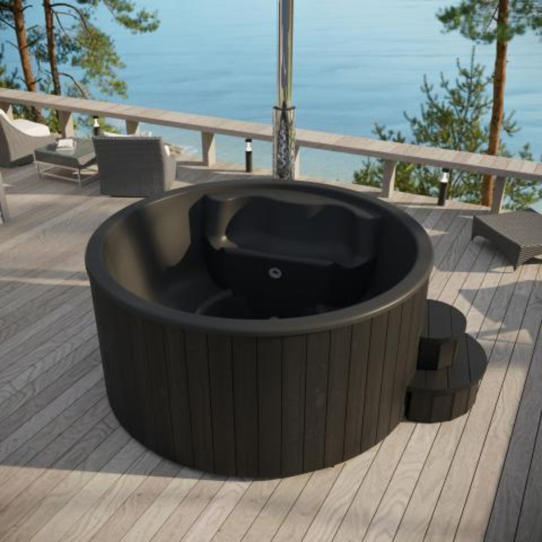 S4 Wood Fired Hot Tub Fully Assembled