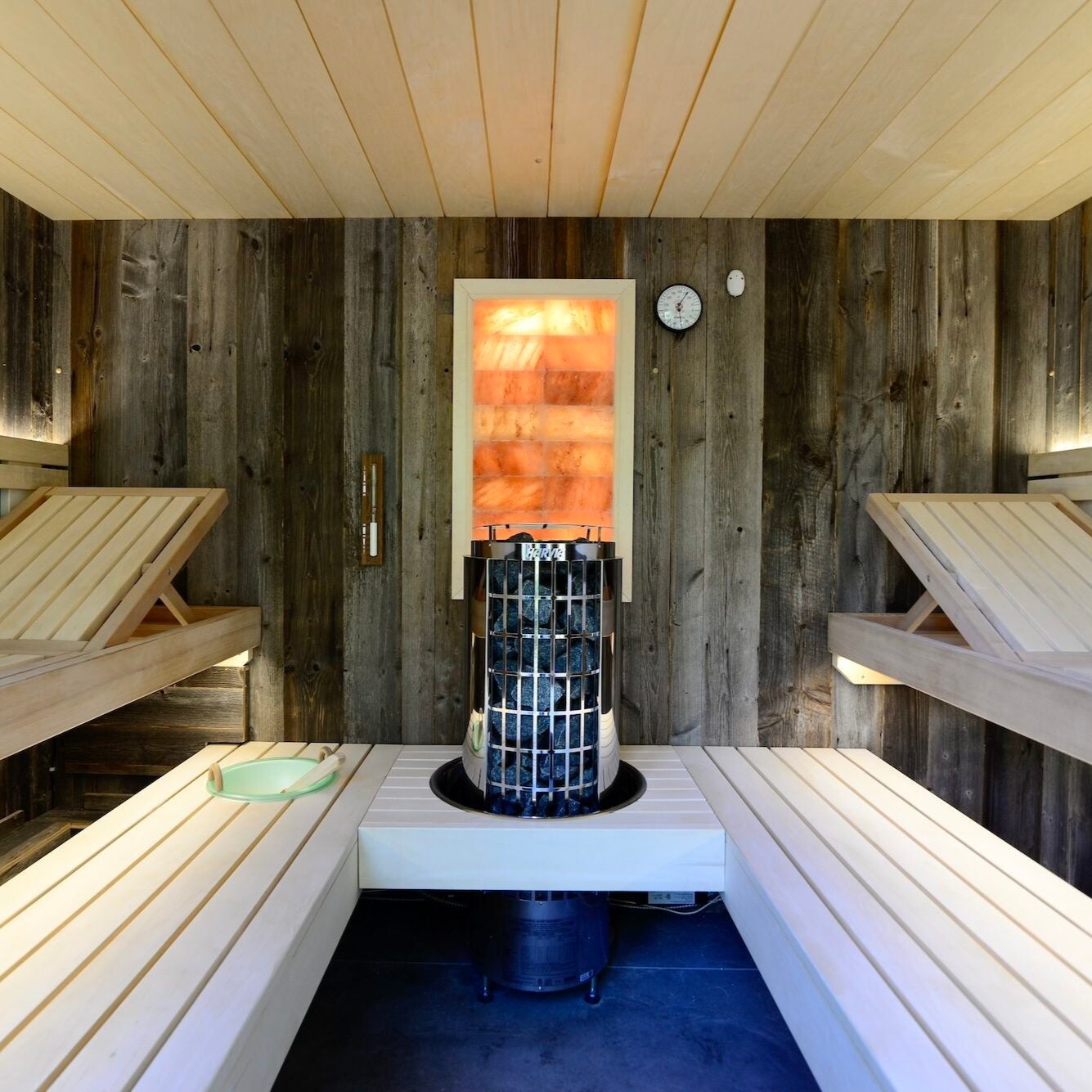 Harvia LED-Embedded Flange for Cilindro Half Series 11kW Sauna Heater - Thumbnail 5