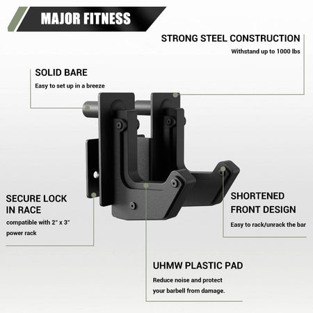 Sandwich J Hooks By Major Fitness