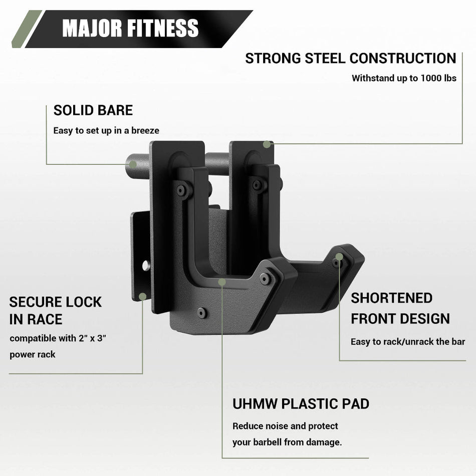 Sandwich J Hooks By Major Fitness