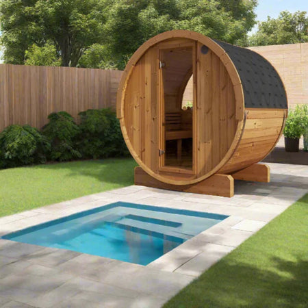 SaunaLife E8W 6-Person Backyard Sauna