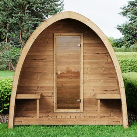 SaunaLife G3 6-Person Outdoor Pod Cabin Sauna
