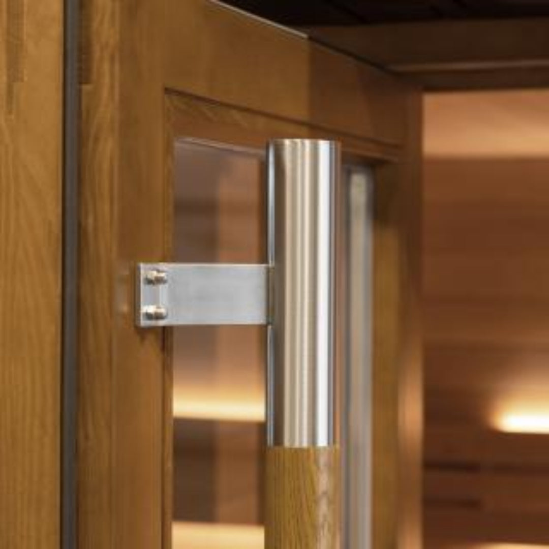 SaunaLife Garden Series Outdoor Model G7 door handle glass interior