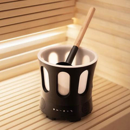 SaunaLife Speaker Bucket with Ladle