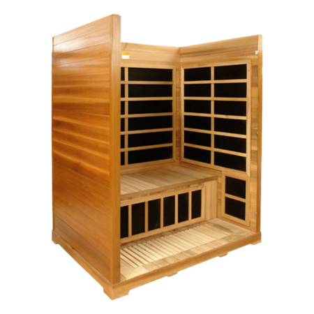 Spacious 3 Person Infrared Sauna By HealthSmart Wellness