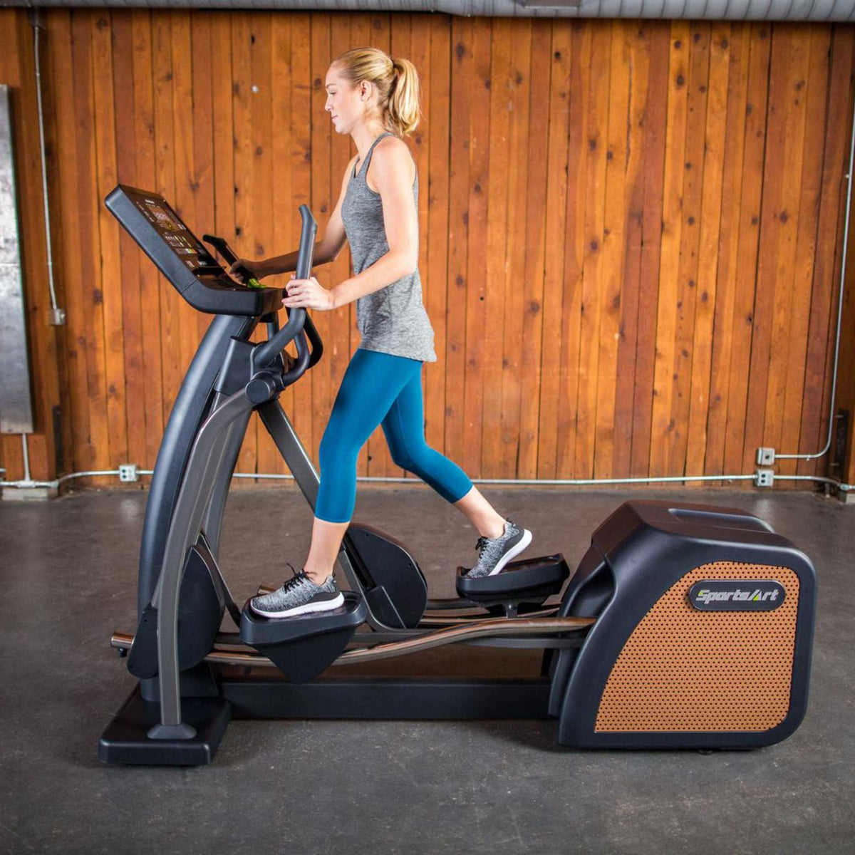 SportsArt E876 Elliptical status eco-natural