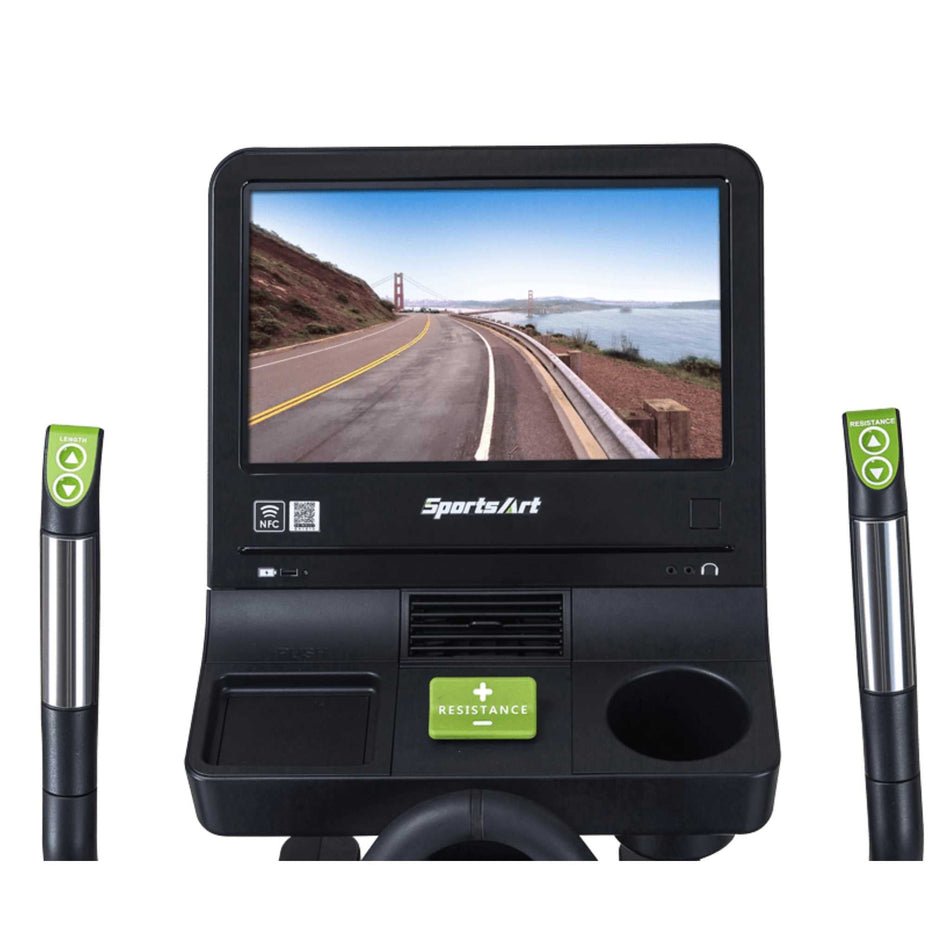 SportsArt Front Drive E866-16 elliptical console