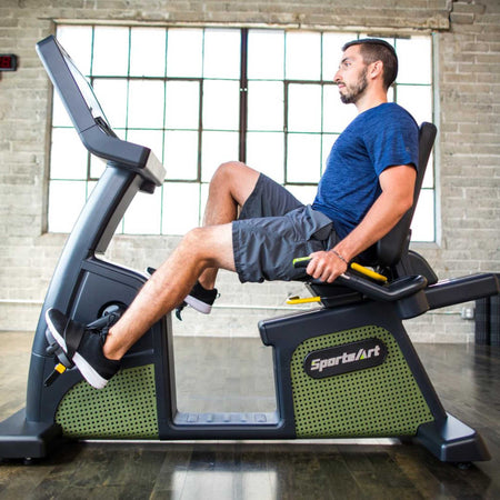 G576R Recumbent Cycle Male User by SportsArt