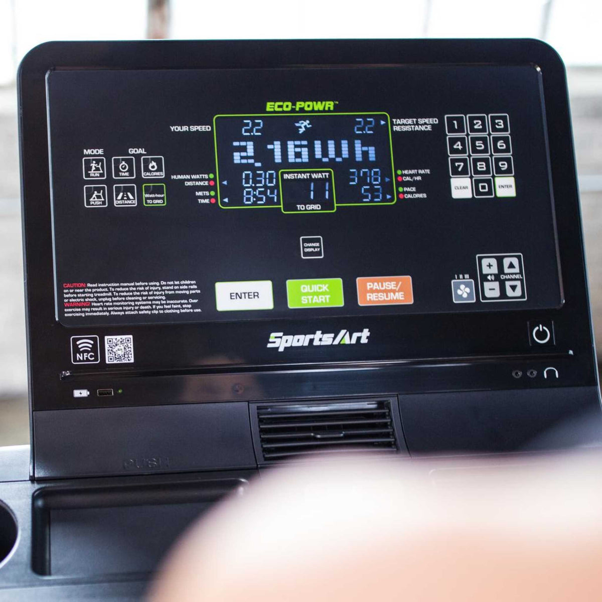 SportsArt G690 Verde Treadmill Console