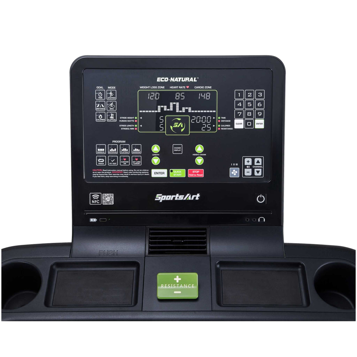 SportsArt V886 Cross Trainer Console