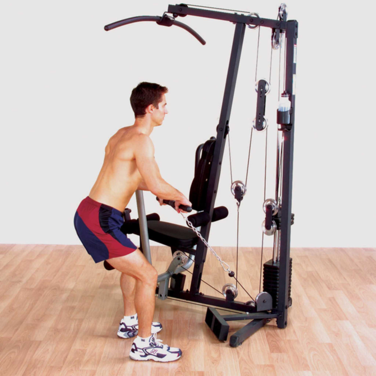 Standing Row Exercise with Body Solid G1S