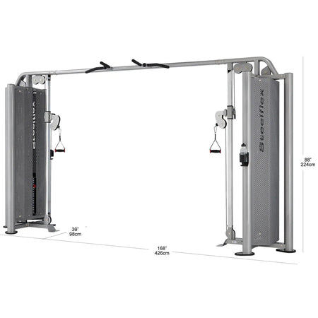 Steelflex JG2000 Cable Crossover Commercial Grade Dimensions