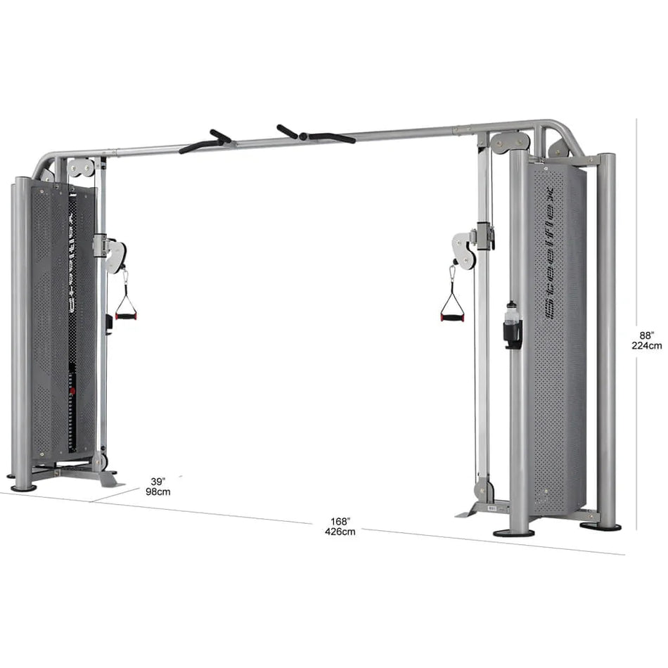Steelflex JG2000 Cable Crossover Commercial Grade Dimensions