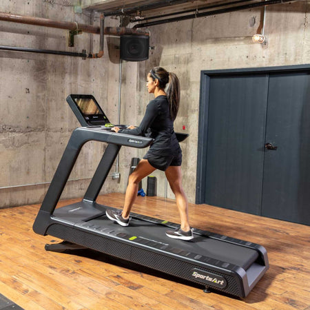 T674L-16 Elite Treadmill female user