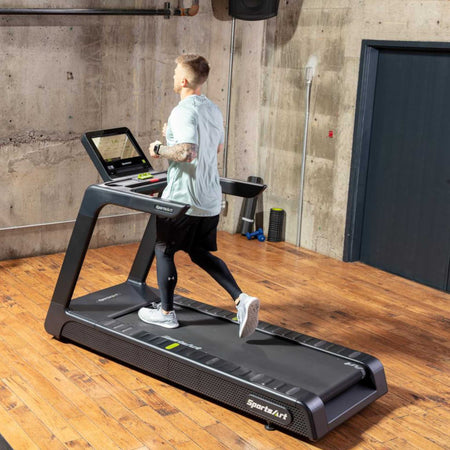 T674L-16 Elite Treadmill male user running