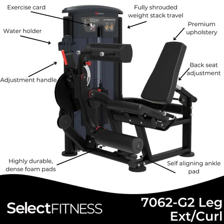 TKO commercial leg extension leg curl highlights diagram