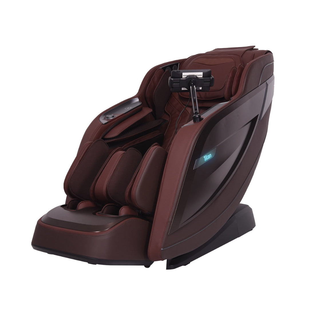 TP 4D 8500 MAX Titan Massage Chair Modern Luxury Design Brown