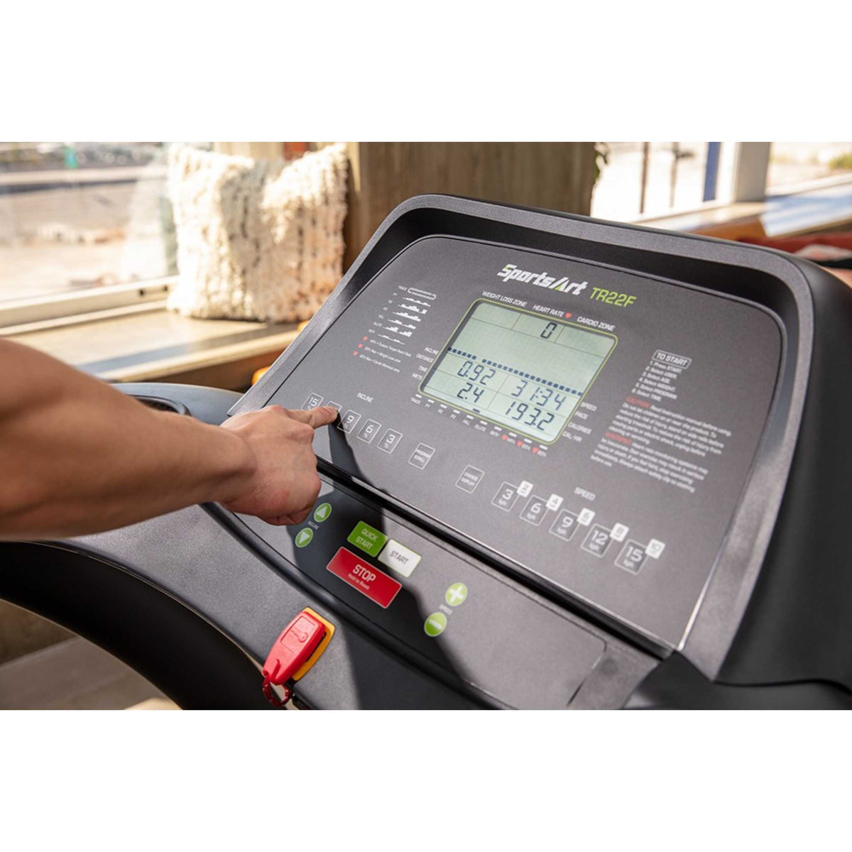 TR22F SportsArt Treadmill Console