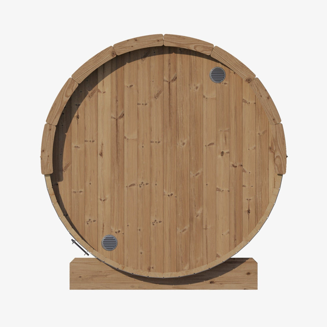 The Ergo E8 6-Person Sauna Barrel Back