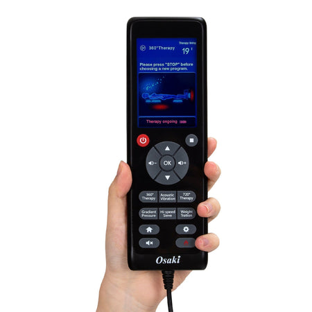 TheraMedic Massage Bed By Osaki Remote Control