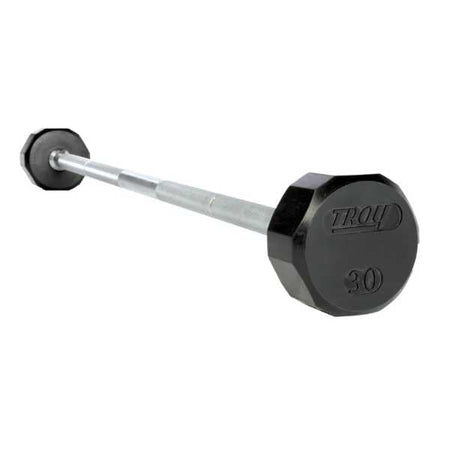 Troy Barbell 12 Sided Rubber Straight Bar