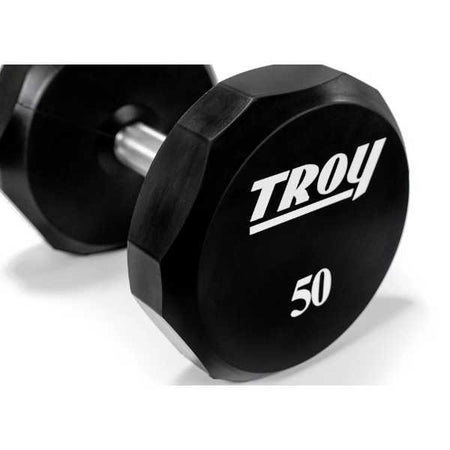 Troy Barbell 12 Sided Urethane Dumbbells TSD-U 50lbs