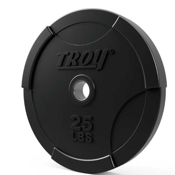 Troy Barbell Olympic Rubber Bumper Plate 25lbs