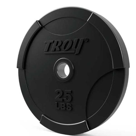 Troy Barbell Olympic Rubber Bumper Plate 25lbs