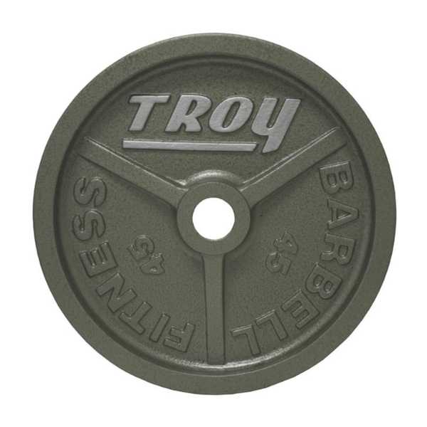Troy Barbell Wide Flanged Olympic Plate 45lb