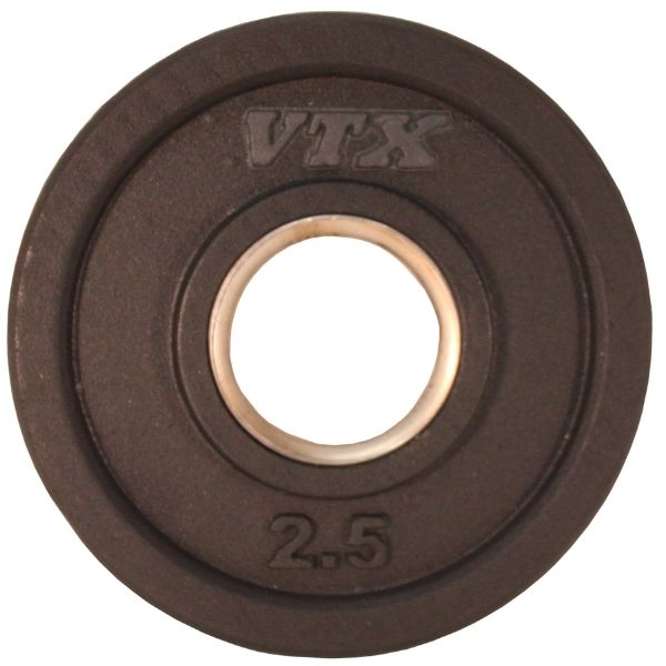 Troy VTX Rubber Encased Olympic Wide Flange 3-Hole Grip Plate 2.5lb