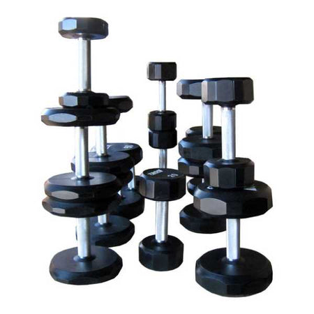 Urethane Dumbbell 12 Sided Troy Barbell