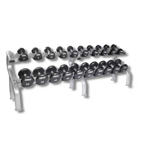 Urethane Dumbbell Set With Rack Troy Barbell