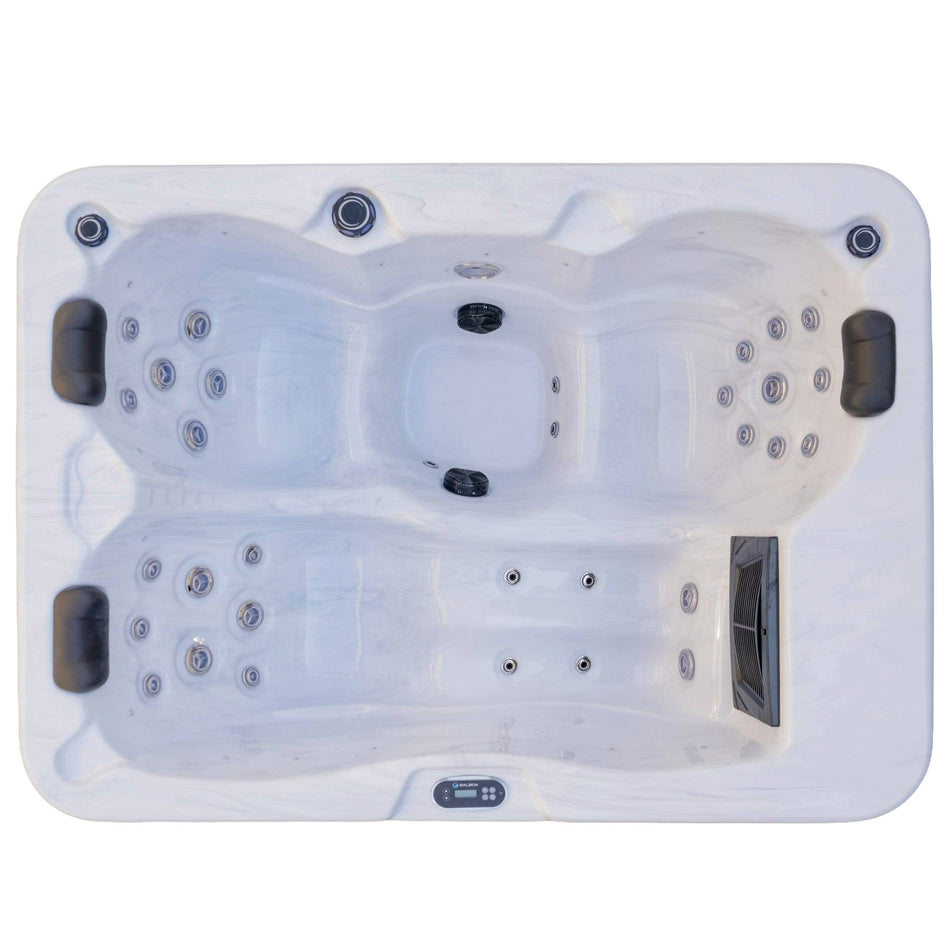 Luxury Spas Allure 3 Person Hot Tub (WS-7011) - White