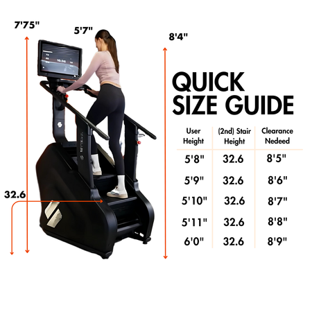 XL Fitness Stair Stepper Size Guide