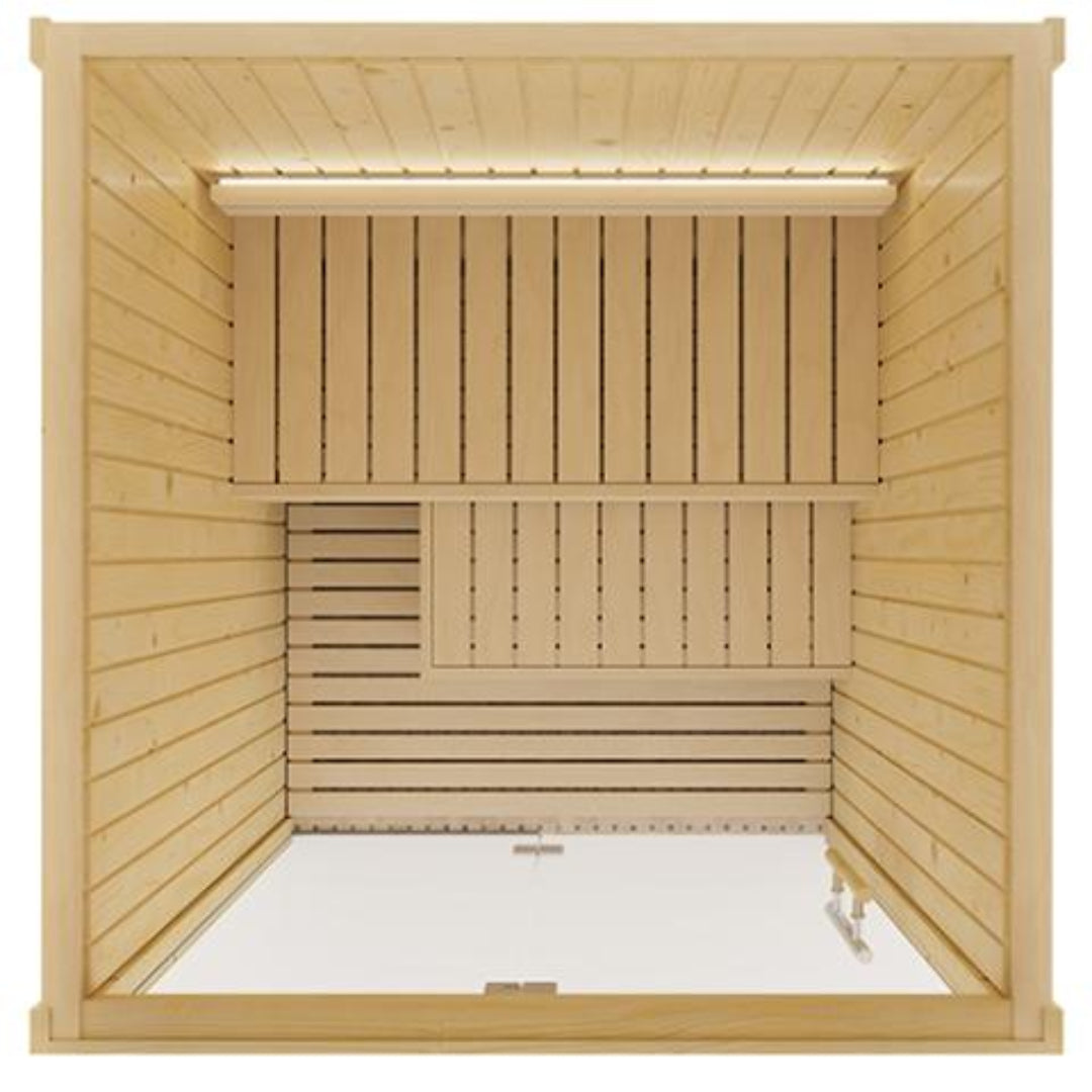 Xperience Series Model X2 1-2-Person Indoor Sauna Top View