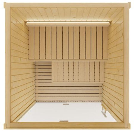 Xperience Series Model X2 1-2-Person Indoor Sauna Top View