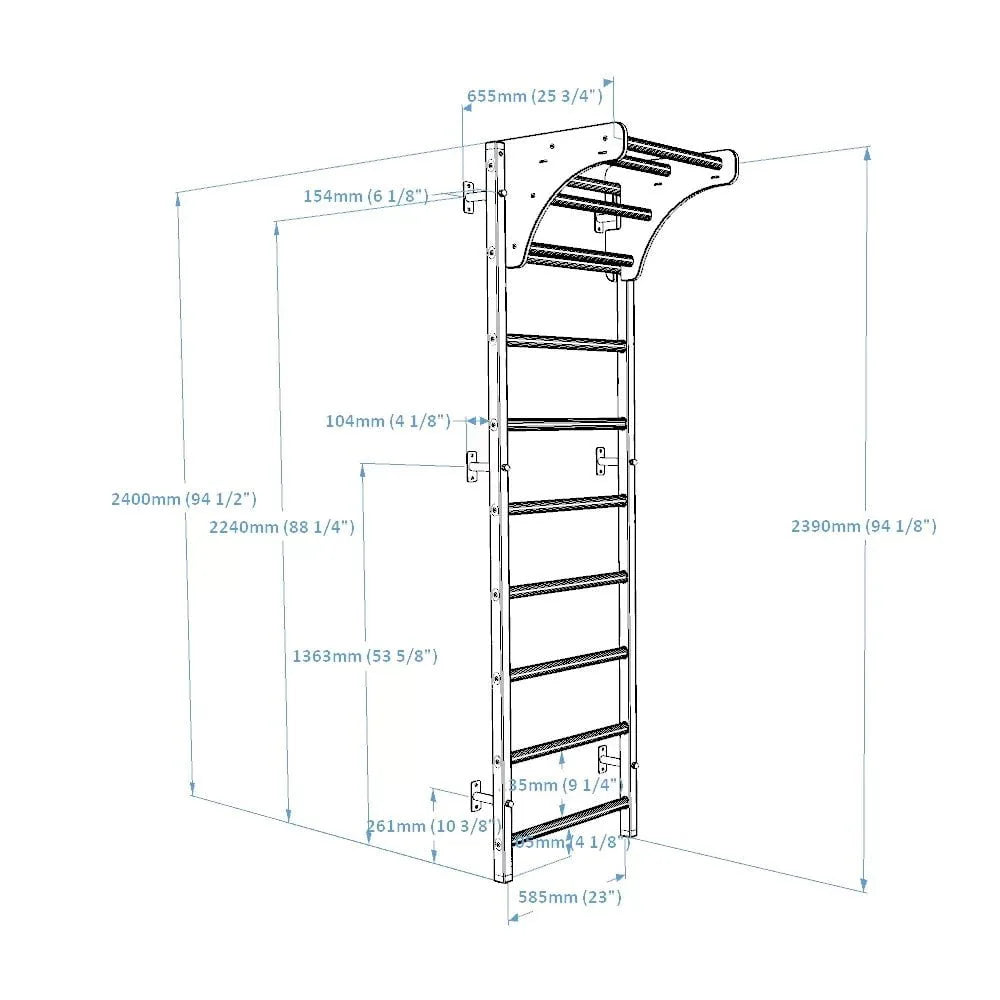 BenchK Stall Bars 711B