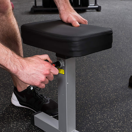 body solid biceps and triceps machine pro select gcbt stk seat low setting