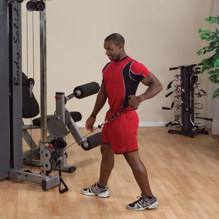 body solid dpcc sf pro dual cable column machine arm row work out